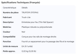 TRUCK LITE LIGHT SPACER