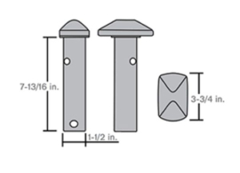 TWIST LOCK PIN LOW PROFILE F33NS-LP