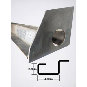 WABASH REAR DOOR HEADER 2"X102"
