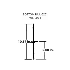 WABASH BOTTOM RAIL DURAPLATE
