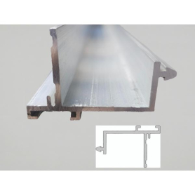 WABASH REEFER ALUM OUTER DOOR TRIM 14'