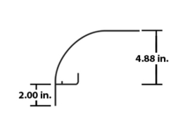 WABASH CORNER POST 12-7/8"  W/ATTACHMENT