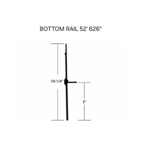 WABASH BOTTOM RAIL 52'
