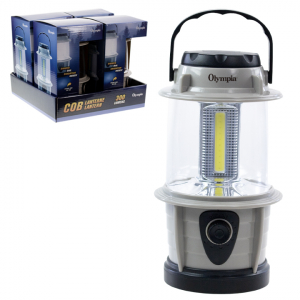OLYMPIA - COB CAMPING DIMMABLE LANTERN 4PCS DISP
