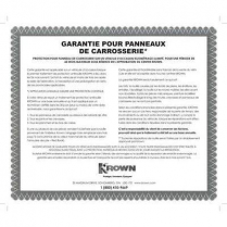 WARRANTY - FRENCH USED