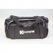 BAG - BLACK SPORTS BAG with HANDLES (Silver Logo)