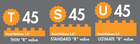 creatherm panel thickness comparison