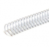 Plastic Spiral Coil 4:1 Pitch (Box of 100) - Black, White, Clear, or Navy