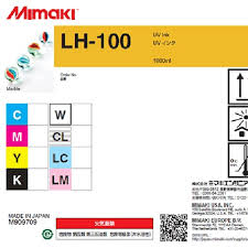 Yellow UV Curable LH-100 1000cc Mimaki Ink Bottle