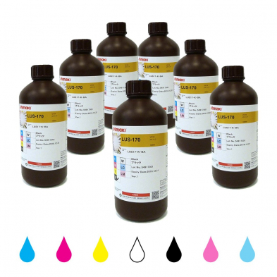 Yellow Mimaki UV LUS-170 Ink Bottle