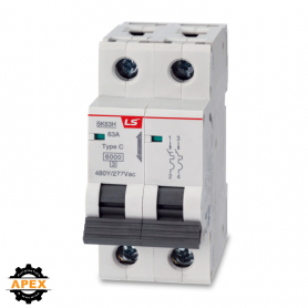 LS ELECTRIC | 0627058963 | BK63H 2P C15A 6KA 480Y/277VAC UL1