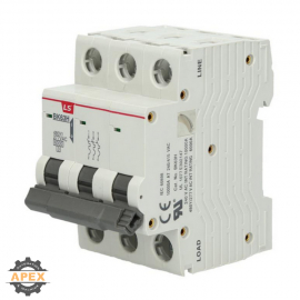 LS ELECTRIC | 0628026763 | BK63H 3P B1A 10KA 240VAC UL1077