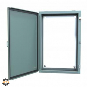 N12 WALLMOUNT ENCL W/PANEL - 30 X 20 X 6 - STEEL/GRAY