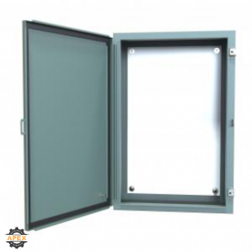 N12 WALLMOUNT ENCL W/PANEL - 30 X 20 X 8 - STEEL/GRAY