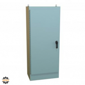 N12 FREESTANDING ENCL - 72 X 30 X 18 - STEEL/GRAY