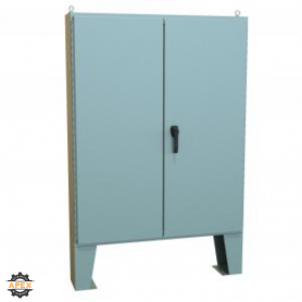 HAMMOND | 1422B8F | N12 DBL DOOR FLOORMOUNT ENCL W/PANEL - 6