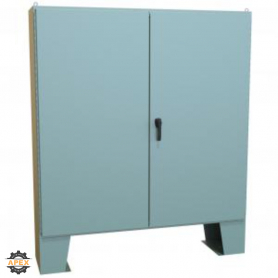 HAMMOND | 1422F16F | N12 DBL DOOR FLOORMOUNT ENCL W/PANEL -