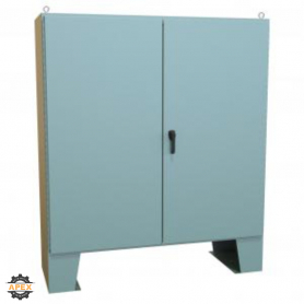 HAMMOND | 1422F24F | N12 DBL DOOR FLOORMOUNT ENCL W/PANEL -