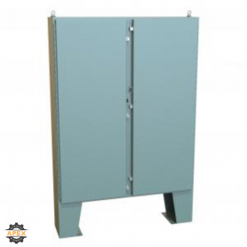 HAMMOND | 1422N4B10F | N4 DBL DOOR FLOORMOUNT ENCL W/PANEL -