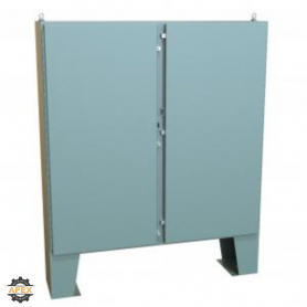 HAMMOND | 1422N4D12F | N4 DBL DOOR FLOORMOUNT ENCL W/PANEL -