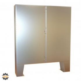 HAMMOND | 1422N4SSD12F | N4X DBL DOOR FLOORMOUNT ENCL W/PANE