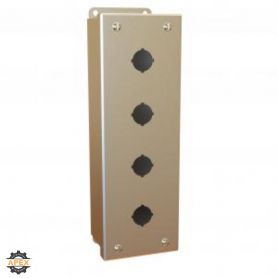 HAMMOND | 1435MSSD | PUSHBUTTON ENCL - 4 PB X 22.5MM - 304 S