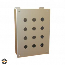 HAMMOND | 1435SSO | PUSHBUTTON ENCL - 12 PB X 30.5MM - 304 S