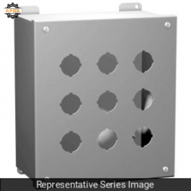 HAMMOND | 1437MD | PUSHBUTTON ENCL - EXTRA DEEP - 4 PB X 22.