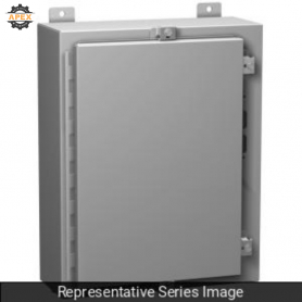 N4 DISCONNECT ENCL W/PANEL - 24 X 25.38 X 8 - STEEL/GRAY
