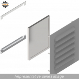 TYPE 3R LOUVER KIT 5X5 - STEEL/GRAY