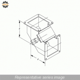 HAMMOND | 1485B9P | N12 WIREWAY, 90 ELBOW, INSIDE OPEN - FIT