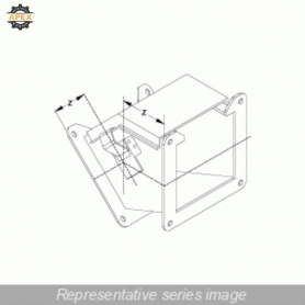 HAMMOND | 1485D4Q | N12 WIREWAY, 45 ELBOW, OUTSIDE OPEN - FI