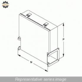 HAMMOND | 1485EJ | N12 WIREWAY, JUNCTION BOX - FITS 8 X 8 -