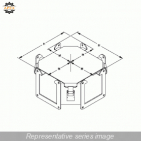 HAMMOND | 1485EY | N12 WIREWAY, CROSS FITTING - FITS 8 X 8 -
