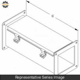 HAMMOND | 1487B60 | N12 WIREWAY, STRAIGHT SECTION - 2.5 X 2.