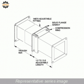 HAMMOND | 1487BX | N12 WIREWAY, ADJUSTABLE FITTING - FITS 2.