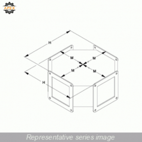 HAMMOND | 1487BY | N12 WIREWAY, CROSS FITTING - FITS 2.5 X 2