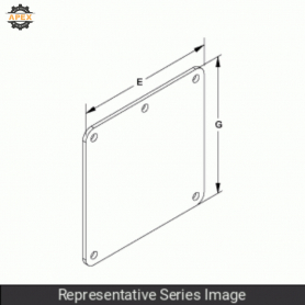 HAMMOND | 1487CHSS | N4X WIREWAY, COVER PLATE - FITS 4 X 4 -