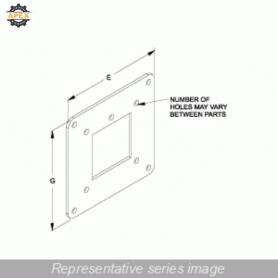 HAMMOND | 1487CRC | CENTER HOLE REDUCER - FITS 4 X 4 - STEEL