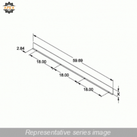 HAMMOND | 1487DB60 | 60" PARTITION (BARRIER) - FITS 6 X 6 -