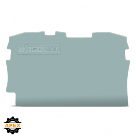 WAGO | 2000-1291 | END AND INTERMEDIATE PLATE; 0.7 MM THICK;