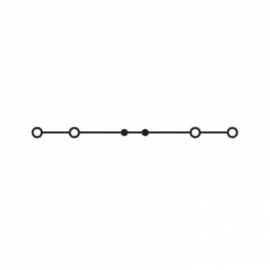 WAGO | 2000-1401 | 4-CONDUCTOR THROUGH TERMINAL BLOCK; 1 MM²