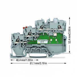 WAGO | 2000-5310/1101-951 | 3-CONDUCTOR ACTUATOR SUPPLY TERM