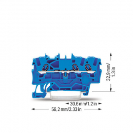 WAGO | 2001-1304 | 3-CONDUCTOR THROUGH TERMINAL BLOCK; 1.5 M