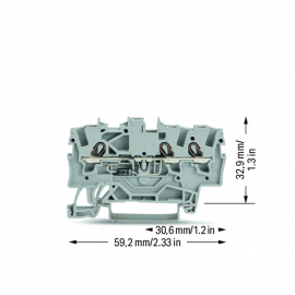 WAGO | 2001-1311/1000-410 | COMPONENT TERMINAL BLOCK; 3-COND