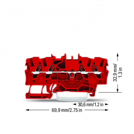 WAGO | 2001-1403 | 4-CONDUCTOR THROUGH TERMINAL BLOCK; 1.5 M