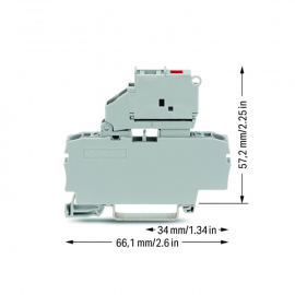 WAGO | 2002-1611/1000-542 | 2-CONDUCTOR FUSE TERMINAL BLOCK;