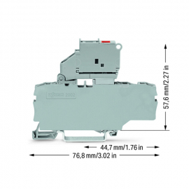 WAGO | 2002-1711/1000-867 | 3-CONDUCTOR FUSE TERMINAL BLOCK;