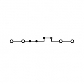 WAGO | 2002-1801 | 4-CONDUCTOR THROUGH TERMINAL BLOCK; 2.5 M