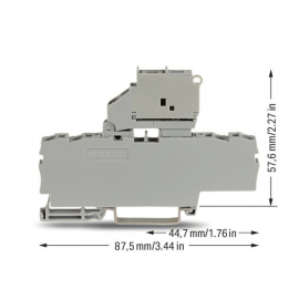 WAGO | 2002-1811 | 4-CONDUCTOR FUSE TERMINAL BLOCK; WITH PIV